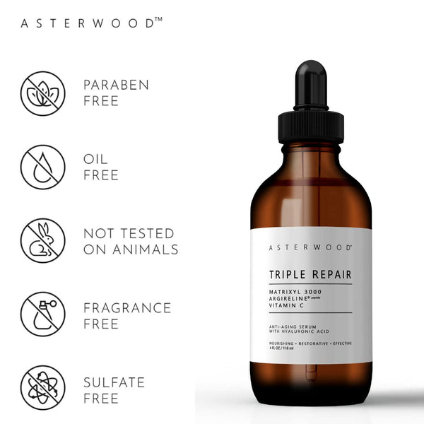 asterwood triple repair serum