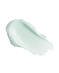 Macro swatch of the pale aqua Copper Peptides Booster Cream, showing whipped peptide cream texture on white.